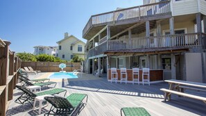 Et oppvarmet basseng