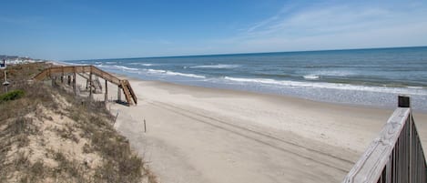 On the beach