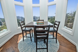 Dining - Oceanside, 8 BRs, ELEV, Pool, H Tub, Dogs Welcome, WW934, Howdy Hideaway (Corolla)