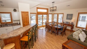 TV, DVD player, books