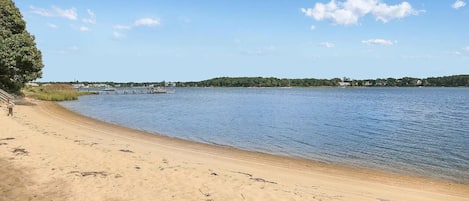 Playa en los alrededores y camastros