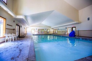 Indoor pool, a heated pool