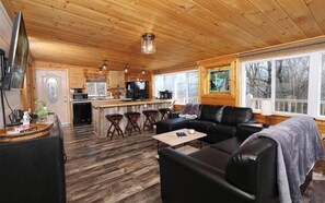 Televisión, reproductor de DVD y videoteca