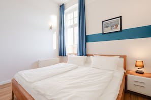 2 Schlafzimmer, Zimmersafe, WLAN, Bettwäsche