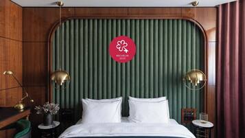 JFK Presidential Suite | Egyptian cotton sheets, premium bedding, minibar, in-room safe