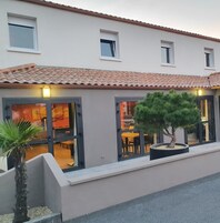 Front of property - evening/night