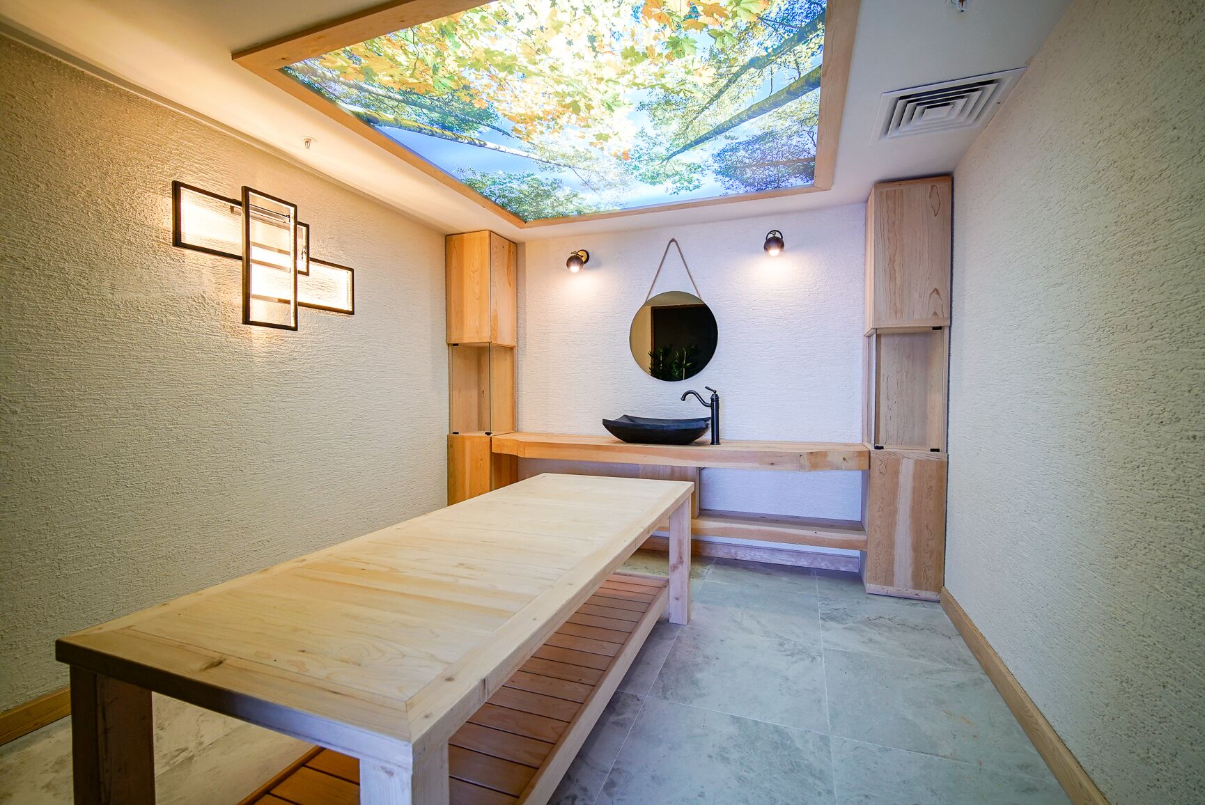 sauna, steam room, turkish bath/hammam, body treatments, mud baths