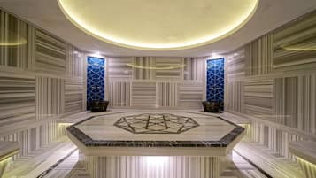 Sauna, baño de vapor, baño turco o hammam y tratamientos corporales