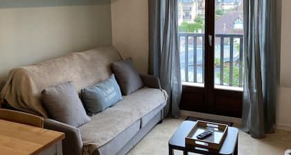 Appartement rénové proche plage et thalasso, 2 piÚces, balcon, Wifi, TV, équipements bébé - Cabourg