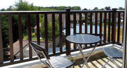 Appartement 3 piÚces à Cabourg, 300m de la plage, 6 pers, balcons, parking, animaux acceptés