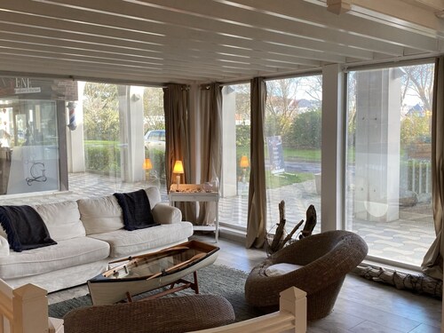 Grand Duplex en Front de Mer avec 3 Chambres, Animaux Acceptés, Equipements Complets, Cabourg