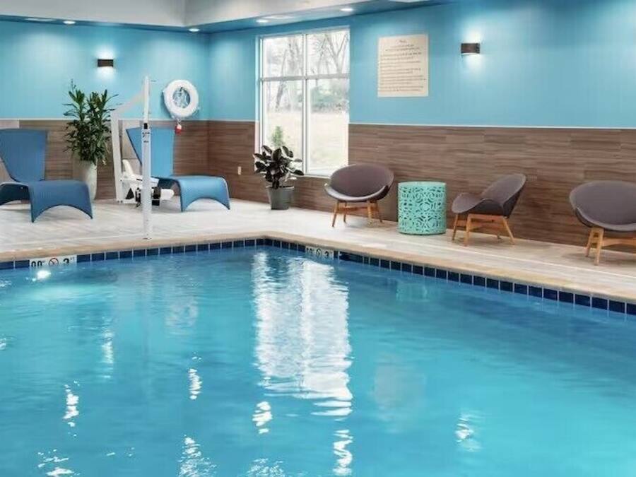 Una piscina techada