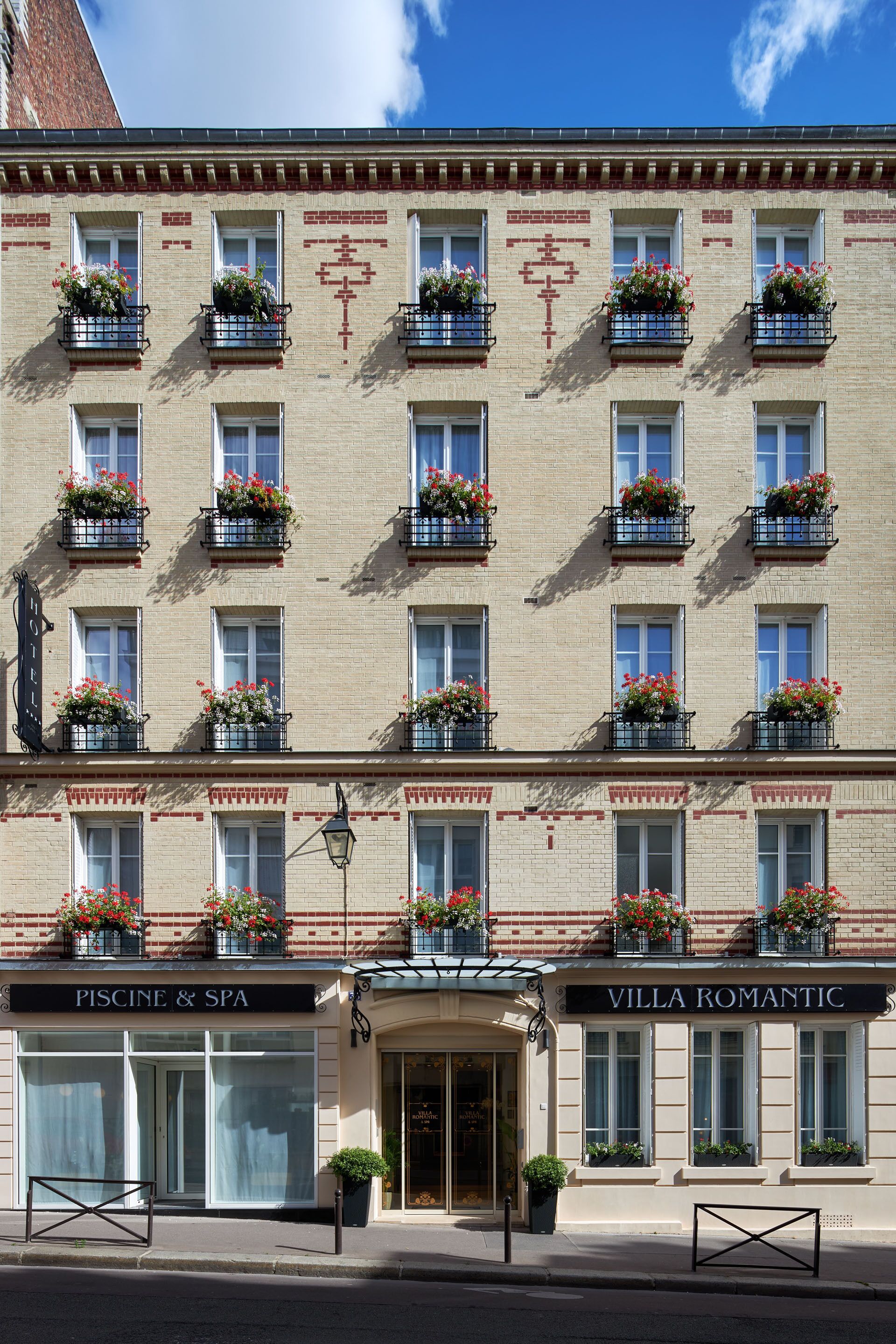 Voorkant van accommodatie