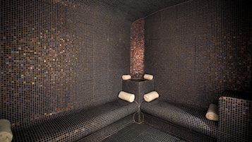 Sauna, Whirlpool, Dampfbad, Massageanwendungen