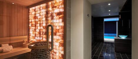 Sauna, hot tub, steam room, massages