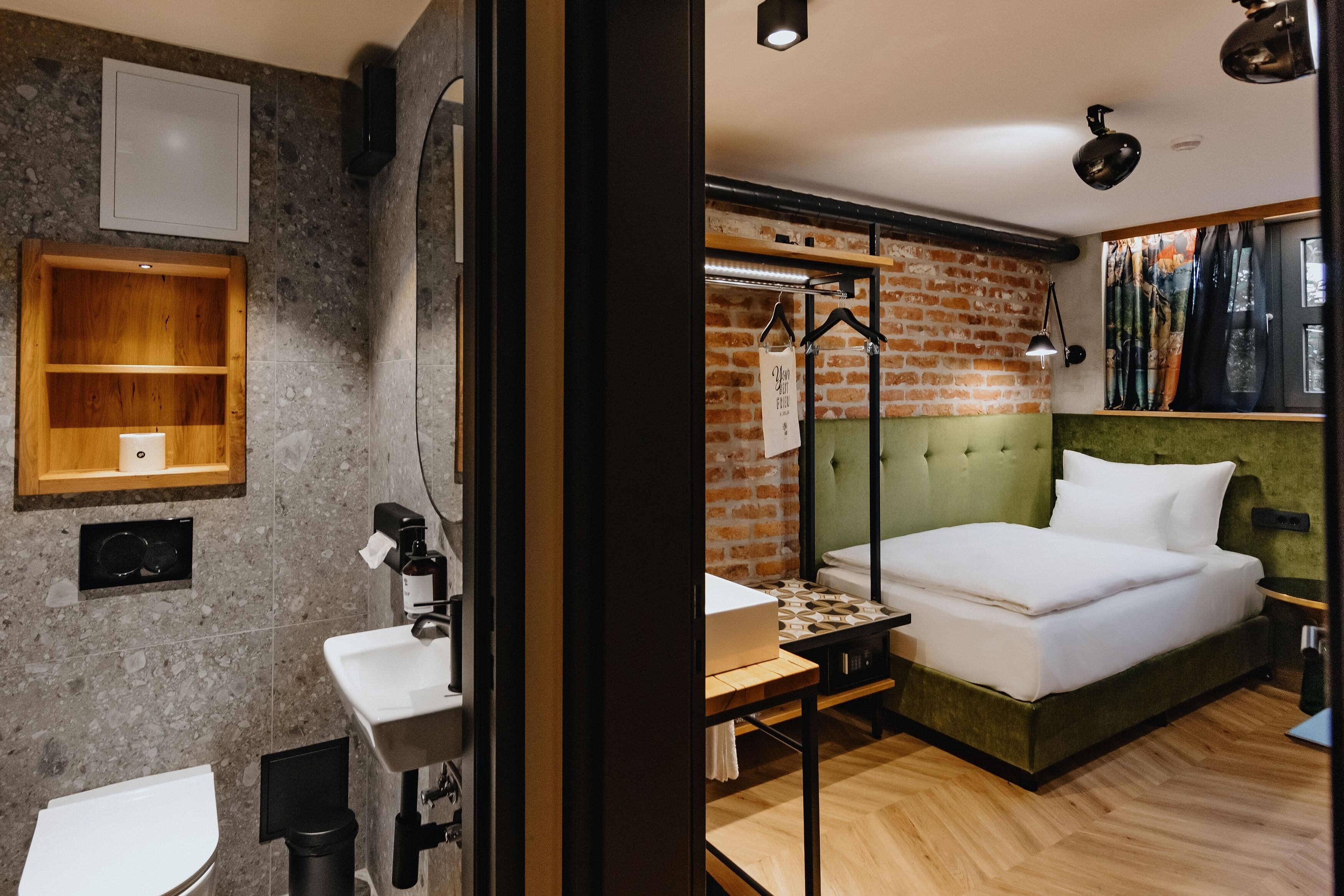 basement - economy twin room, 2 bedrooms | bathroom | shower, rainfall showerhead, hair dryer, slippers