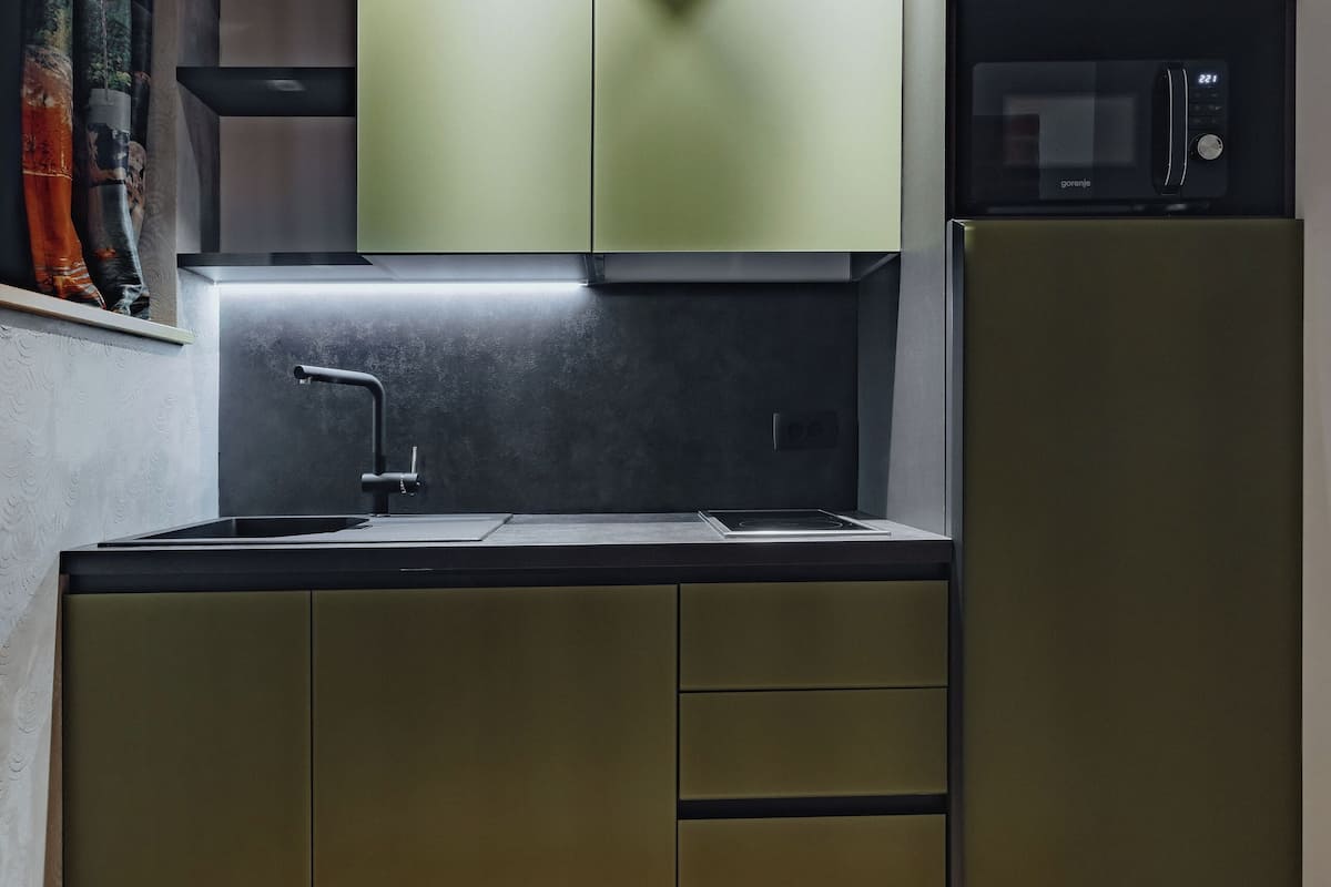 studio - basement | private kitchen