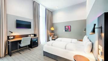 Soundproofing, iron/ironing board, free WiFi, bed sheets