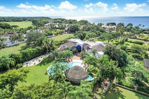 Aerial view - 5-star villa for rent in Moroccan-style (La Romana)