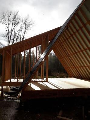 Property grounds - Glacier Nat'l Park A-frame w/ hot tub- Flattop Mountain A-Frame, GNP basecamp! (Coram)