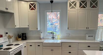 Quaint two bedroom residential home with wood stove