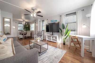 Nice Swann, Peaceful 2BR w/garden patio off Swann