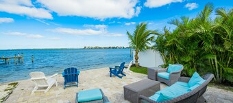 Newly Remodeled Waterfront Home with Boat Dock! 3 minutes to Beach!