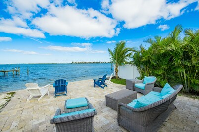 Newly Remodeled Waterfront Home with Boat Dock! 3 minutes to Beach!