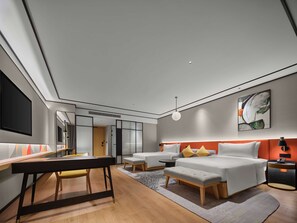 Superior Room, 2 Single Beds | In-room safe, individually decorated, desk, blackout curtains - Hilton Garden Inn Huzhou Anji Phoenix Mountain (Huzhou)