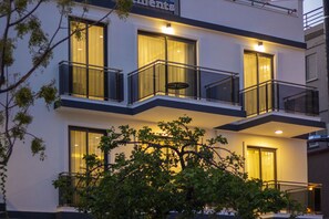 Front of property - evening/night - Kaya Apartments (Kas)