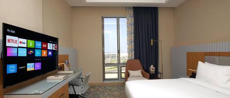 Ropa de cama de alta calidad, minibar, wifi gratis y ropa de cama