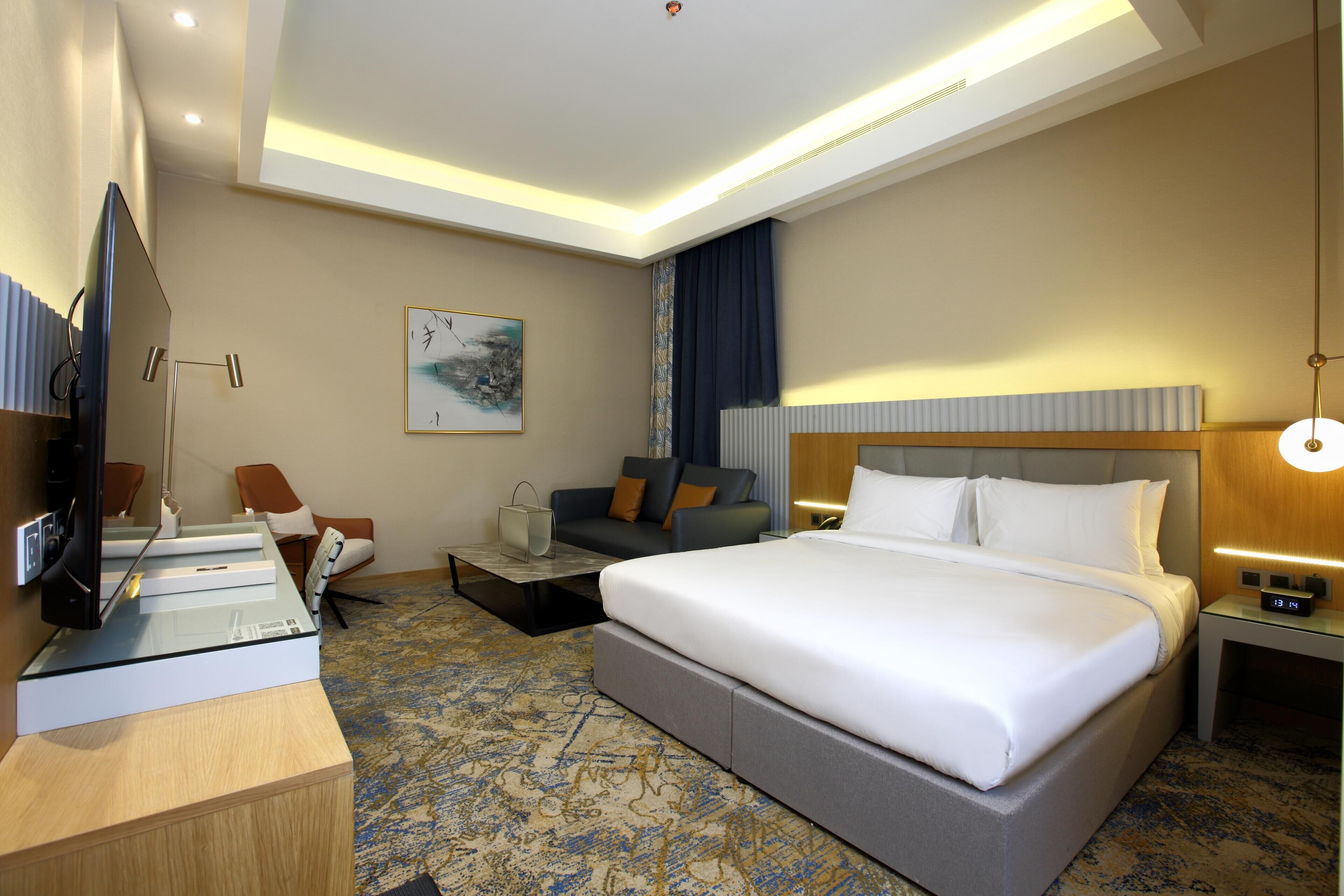 Ropa de cama de alta calidad, minibar, wifi gratis y ropa de cama 