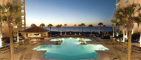 Indoor pool, outdoor pool