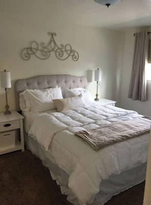 1 bedroom, iron/ironing board, travel cot, free WiFi