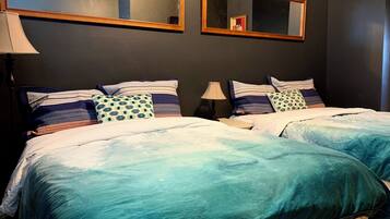 2 habitaciones, escritorio, tabla de planchar con plancha y wifi gratis