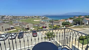 Blick vom Balkon