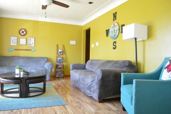 TV, video games, table football, ping pong