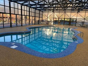 Indoor pool, a heated pool