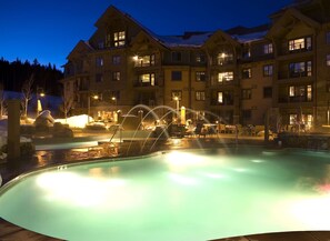 Indoor pool, outdoor pool