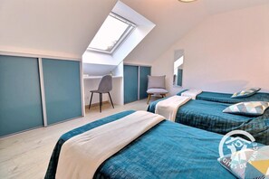 4 chambres, bureau, fer et planche à repasser, Wi-Fi gratuit