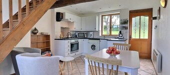 The little blue house