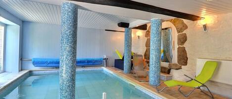 Indoor pool, a heated pool