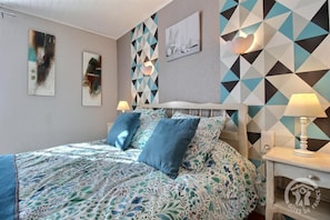 2 chambres, fer et planche à repasser, Wi-Fi gratuit, draps fournis