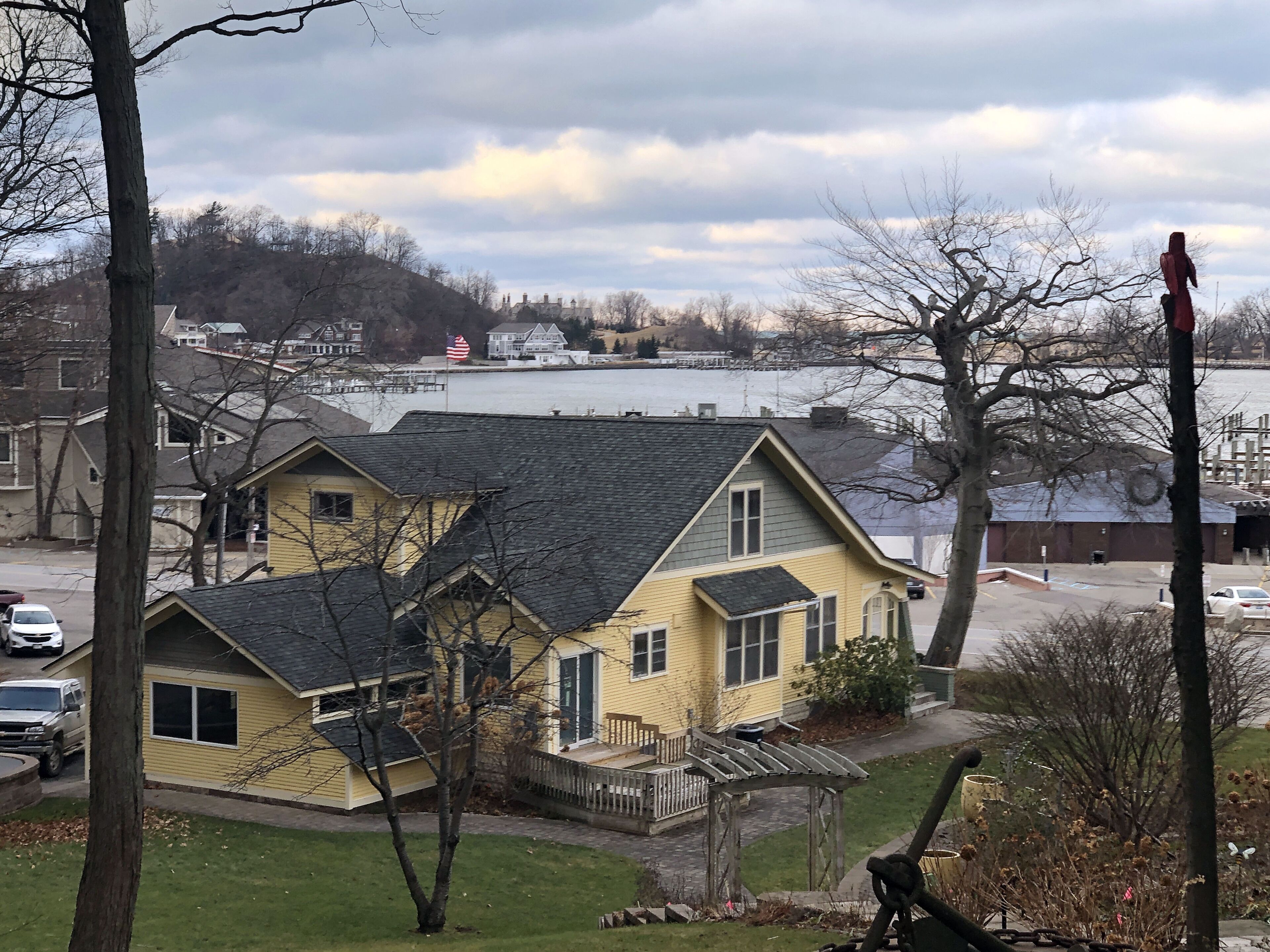 In Macatawa with Views of Lake Mac & with a large yard