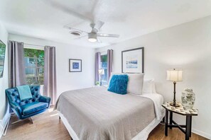 2 bedrooms, iron/ironing board, travel cot, WiFi