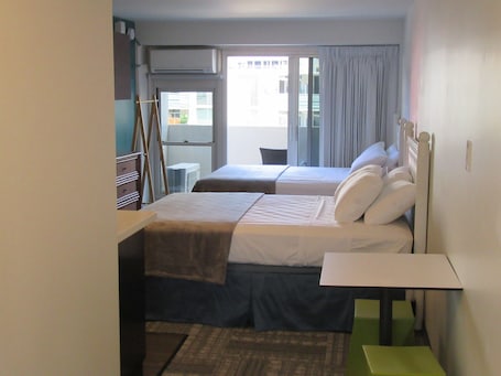 Standard Room, 2 Queen Beds | In-room safe, free WiFi