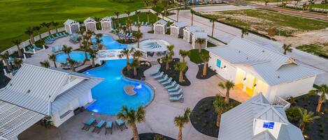 Una piscina climatizada