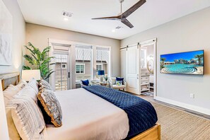 5 habitaciones, tabla de planchar con plancha, internet y ropa de cama 