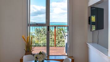 42-inch flat-screen TV with digital channels, TV, Netflix