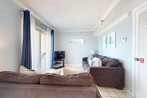 Televisión y reproductor de DVD 